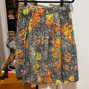 Miss Finch A-line Pleated Skirt